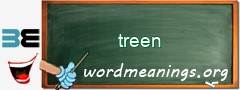 WordMeaning blackboard for treen